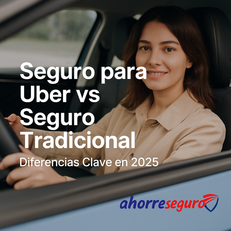 seguro para Uber y seguro tradicional