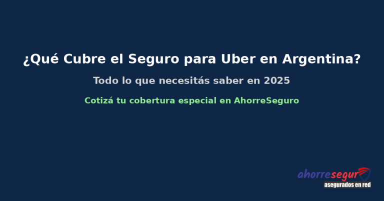 seguro especial para uber